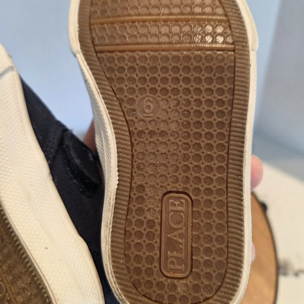 The Children's Place Boys Navy Tidal Slip On‎ Sneaker Shoes Size 6